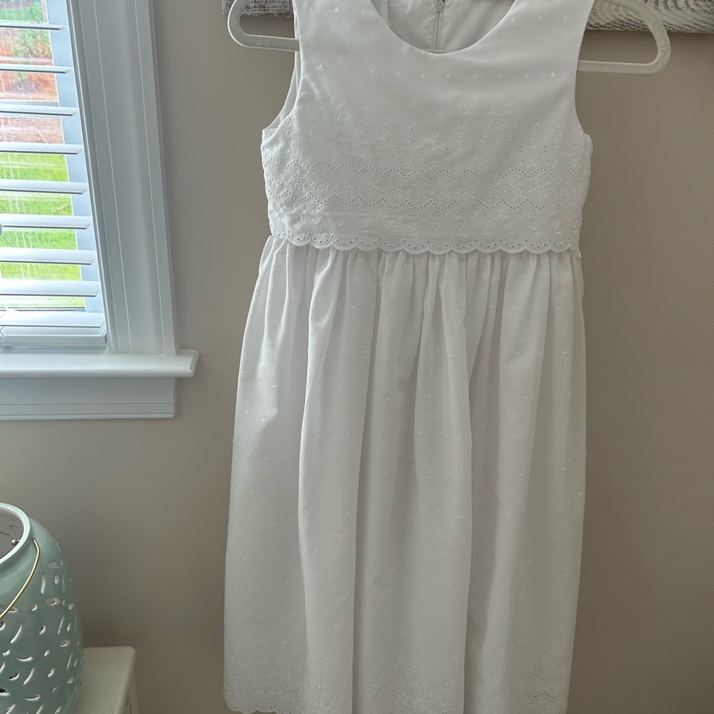 Elegant White Kids Dress